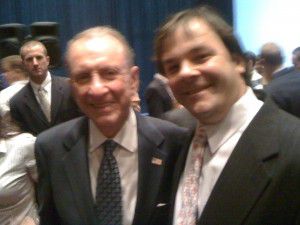 Senator Arlen Specter and Mike Fegley